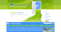 Desktop Screenshot of floridiannature.com